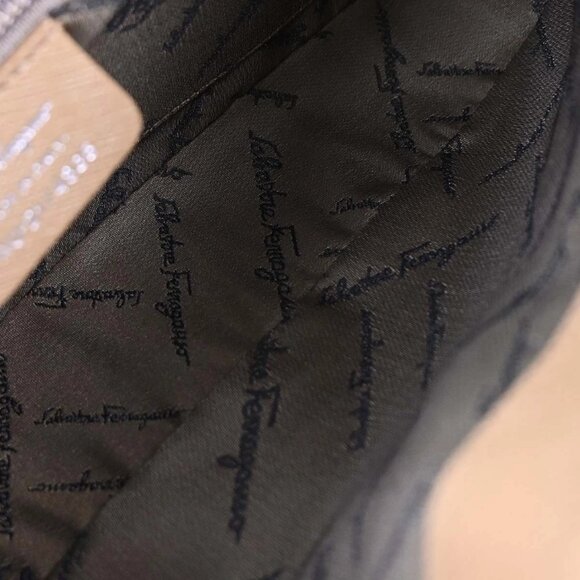 Salvatore Ferragamo Brown Leather Gancini Handbag - Picture 7 of 11